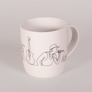 HOFA Tasse weiß One-Line